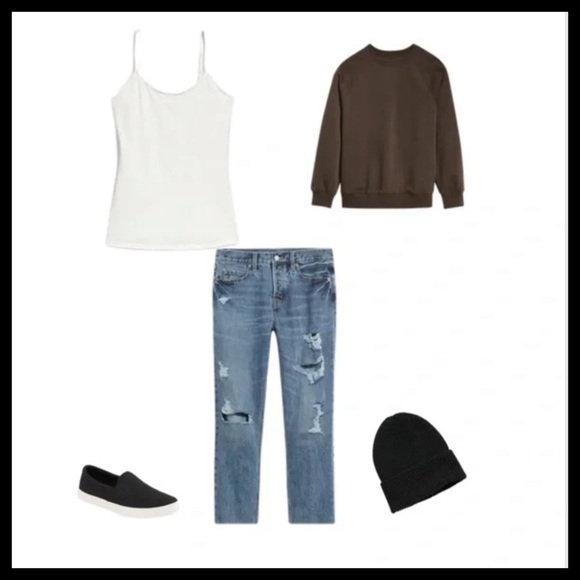 Old Navy High Rise Slouchy Straight Jeans - Picture 12 of 12